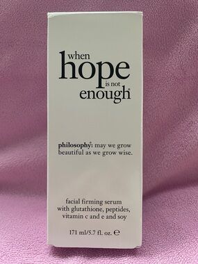 Philosophy facial firming serum